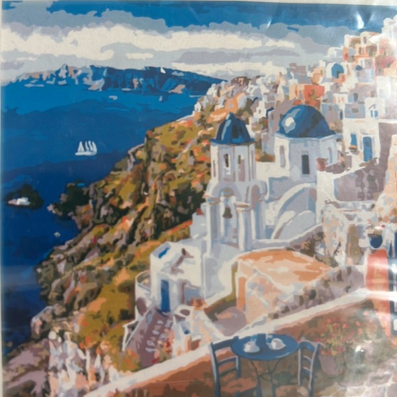 Greece DIY PBN-Paint by Numbers Aesthete Greece 16-by-20 inches Frameless, NEW - Picture 4 of 16